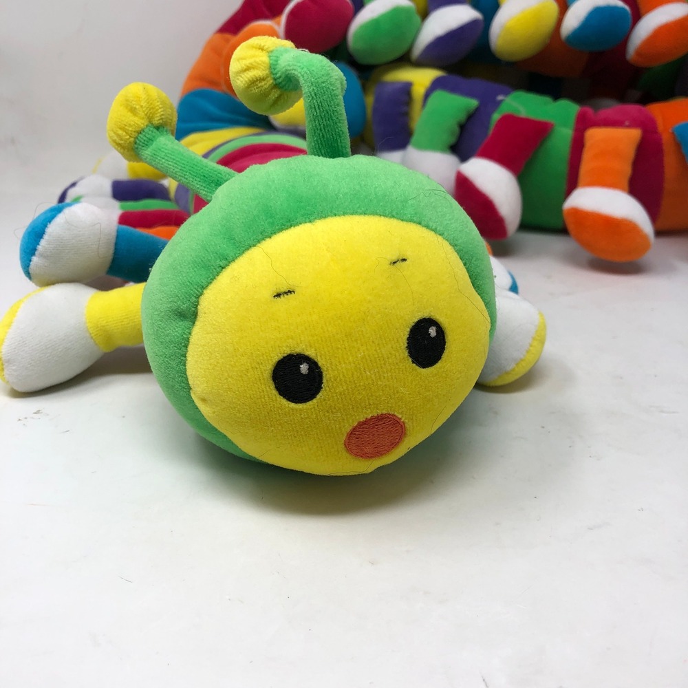 Centipede Plush 50" Long‎ Rainbow Caterpillar Multi Color VTG Well Made Toy